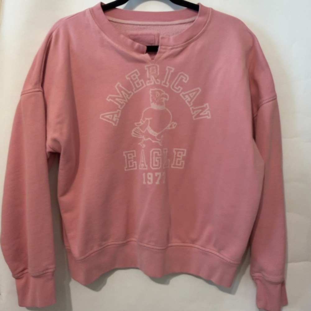 American Eagle pink sweatshirt, size small